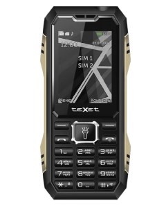 Мобильный телефон TM D424 черный Texet