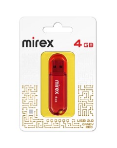 Флешка 13600 FMUCAR04 4 GB red Mirex