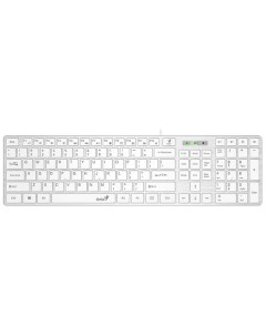 Проводная клавиатура SlimStar 126 White 31310017410 Genius