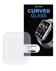 Защитное стекло для Apple Watch 8 45 мм клей лампа Curved glass