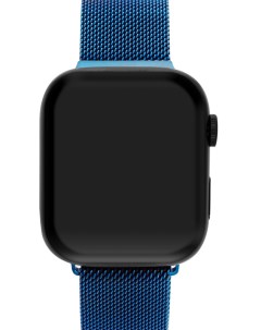 Ремешок для Apple Watch Series 8 45 мм металлический Тёмно синий Mutural