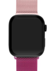Ремешок для Apple Watch Series 9 45 mm металлический Фиолетово розовый Mutural