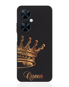 Чехол для смартфона Huawei Nova 11i черный силиконовый Парный чехол корона Queen Musthavecase