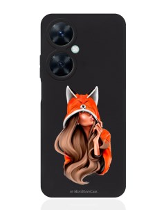 Чехол для смартфона Huawei Nova 11i черный силиконовый Foxy Girl Musthavecase