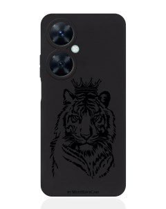 Чехол для смартфона Huawei Nova 11i черный силиконовый Тигр с Короной Musthavecase