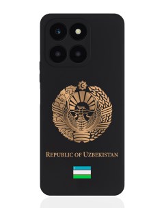 Чехол для Honor X6A Золотой Герб Узбекистана Signumcase