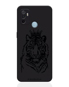 Чехол для смартфона Oppo A53 черный силиконовый Тигр с Короной Musthavecase