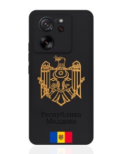 Чехол для Xiaomi 13T Золотой Герб Республики Молдова Signumcase