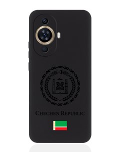 Чехол для Huawei Nova 11 Черный лаковый Герб Чечни Signumcase