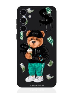 Чехол для смартфона Samsung S24 Plus черный силиконовый Tony Bear Musthavecase