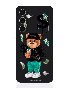 Чехол для смартфона Samsung S24 черный силиконовый Tony Bear Musthavecase