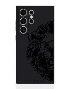 Чехол для смартфона Samsung S24 Ultra черный силиконовый Король Лев Musthavecase