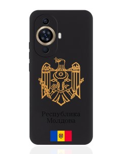 Чехол для Huawei Nova 11 Золотой Герб Республики Молдова Signumcase