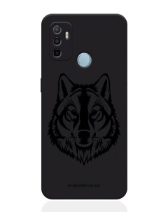 Чехол для смартфона Oppo A53 черный силиконовый Волк Musthavecase