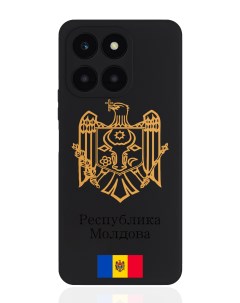 Чехол для Honor X6A Золотой Герб Республики Молдова Signumcase