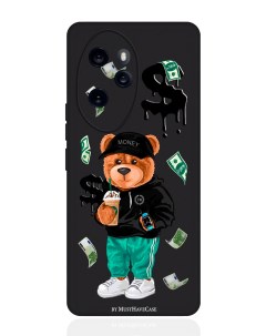 Чехол для смартфона Honor 100 Pro черный силиконовый Tony Bear Musthavecase