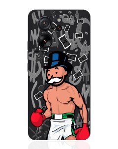 Чехол для смартфона Xiaomi 13T черный силиконовый Monopoly Boxing Musthavecase
