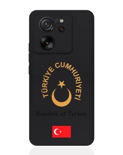 Чехол для Xiaomi 13T Золотой Герб Турции Signumcase