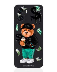 Чехол для смартфона Honor 90 Lite черный силиконовый Tony Bear Musthavecase