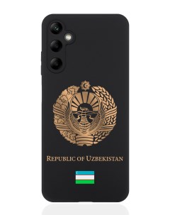 Чехол для Samsung A05S Золотой Герб Узбекистана Signumcase