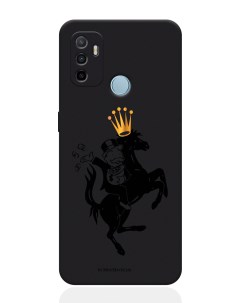 Чехол для смартфона Oppo A53 черный силиконовый Monopoly на коне Musthavecase