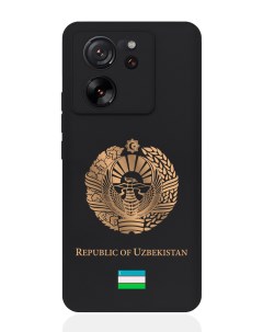 Чехол для Xiaomi 13T Золотой Герб Узбекистана Signumcase