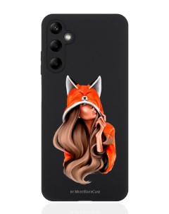 Чехол для смартфона Samsung A05S черный силиконовый Foxy Girl Musthavecase