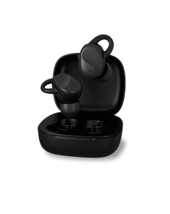 Беспроводные Bluetooth наушники CGPods Compact с микрофоном Black Caseguru