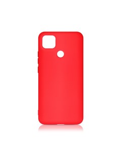 Чехол для Xiaomi Redmi 9C красн силикон с микрофиброй Df