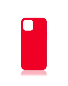 Чехол для iPhone 12 12 Pro красн силикон с микрофиброй Df
