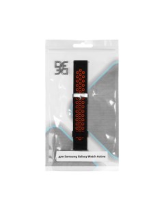 Ремешок sSportband 01 для Samsung Galaxy Watch Active Active2 Black Red Df