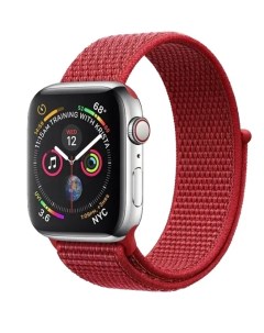 Ремешок iNylonBand 02 для Apple Watch Series 3 4 5 6 SE Red INYLONBAND 02 Df