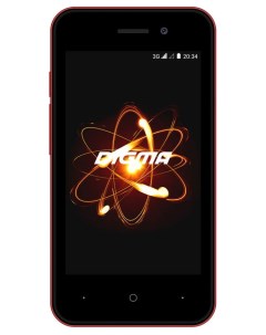 Смартфон Linx Atom 3G 0 5 4GB Red LT4049PG Digma