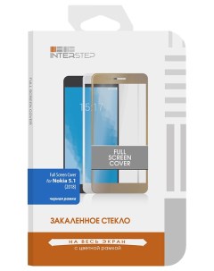 Защитное стекло для Nokia 5 1 2018 Black Interstep