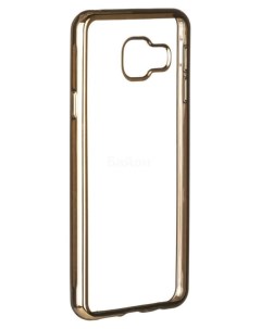 Накладка iBox Blaze для Samsung Galaxy A3 2017 силикон золотистая рамка УТ000010246 Red line