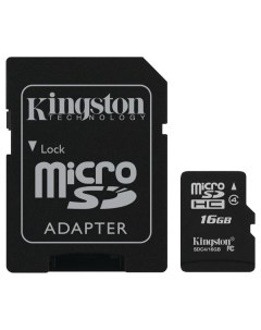 Карта памяти Micro SDHC SDC4 16GB Kingston