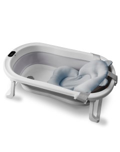 Ванночка для купания новорожденных складная серый Little dreams