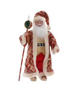 Кукла Дед Мороз с музыкой и функцией движения 40х25х65 см 754194 Flando
