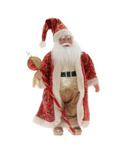Кукла Дед Мороз с музыкой и функцией движения 36х26х66 см 754197 Flando