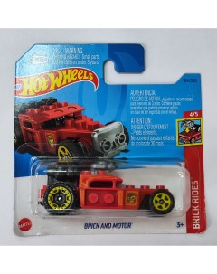 Машинка базовой коллекции BRICK AND MOTOR красная 5785 HKG37 Hot wheels