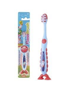 Зубная щётка FlossBrush NEW 3 6 лет ракета Brush-baby