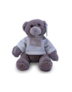 Mягкая игрушка Медведь Семён в белом свитере 23 см Oktoys