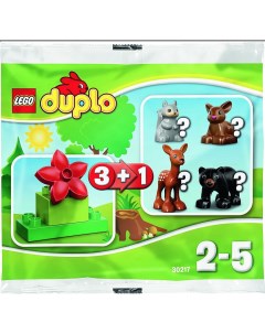 Конструктор DUPLO polybag 30217 3 Лес c оленёнком 4 дет Lego