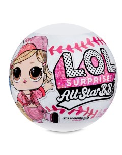 Кукла All Star Heart Breakers Sports 1 серия Baseball Spa красный 570387 L.o.l. surprise!