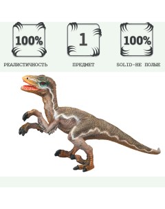 Фигурка динозавр серии Мир динозавров Велоцираптор MM216 062 Masai mara