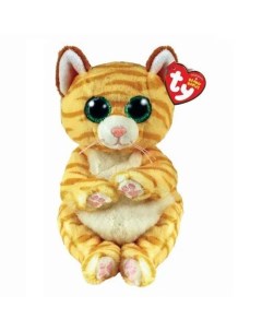 Мягкая игрушка Beanie Bellies Полосатый рыжий кот Mango 15 см 40550 Ty