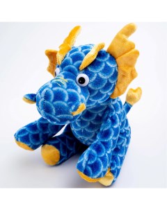 Мягкая игрушка Дракон синий 16 см Nobrand