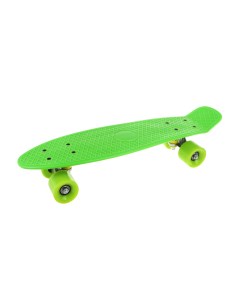 Скейтборд пенниборд пластик зелёный Наша игрушка