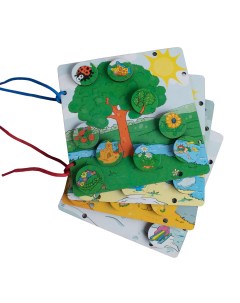 Книжка игрушка для детей от 3 лет Мультизаврик