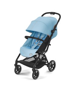 Прогулочная коляска детская Eezy S Plus 2 Beach Blue с бампером 6м Cybex